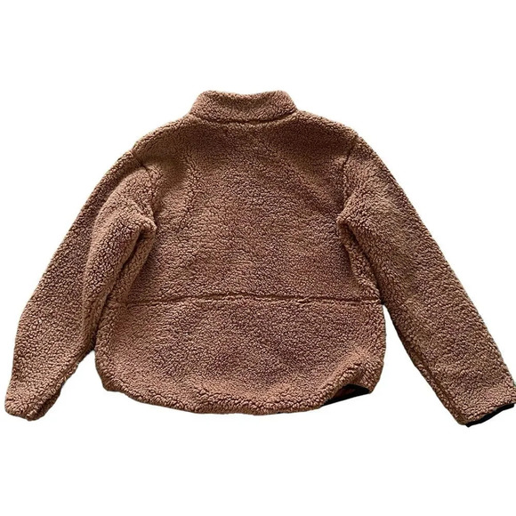 O’Neill‎ Women’s XS Brown Sutton Fleece Pullover Mock Neck Half Zip Jacket - Picture 4 of 4